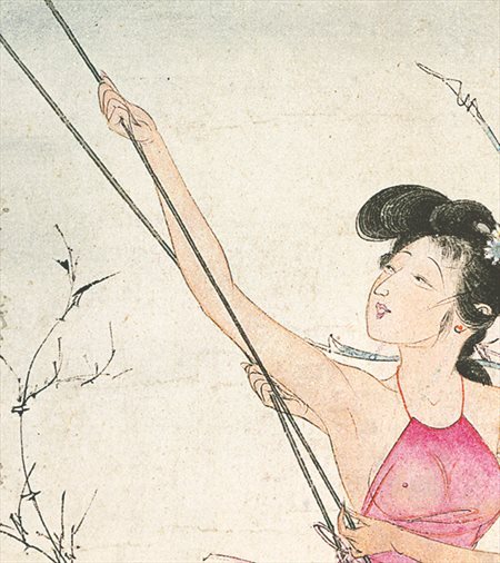 秀洲-胡也佛的仕女画和最知名的金瓶梅秘戏图